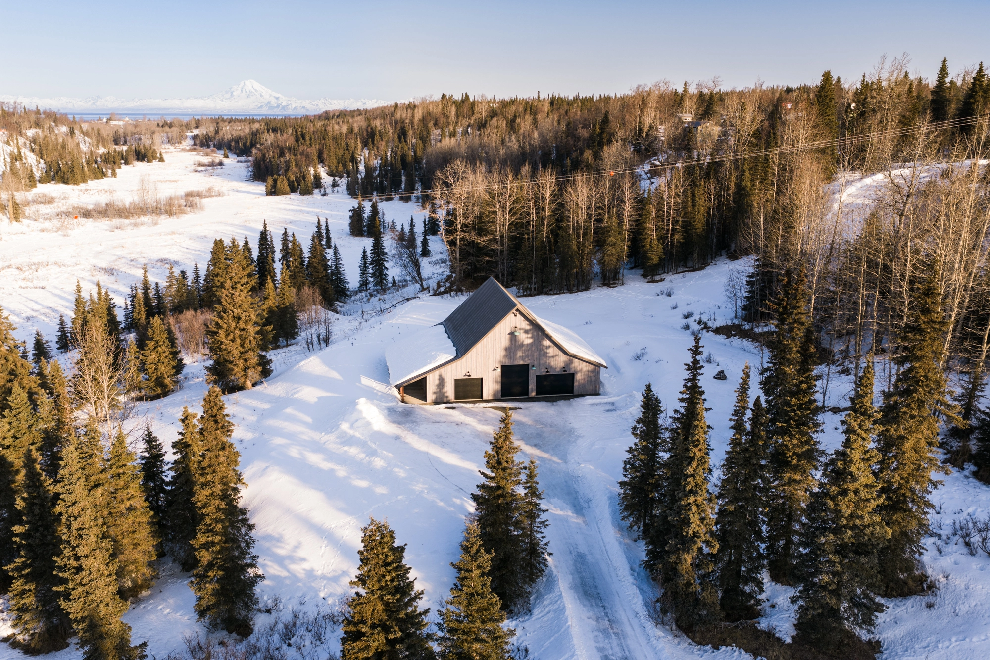 Sterling Timber Workshop — Mountain Vista & Mt. Redoubt Aerial Approach