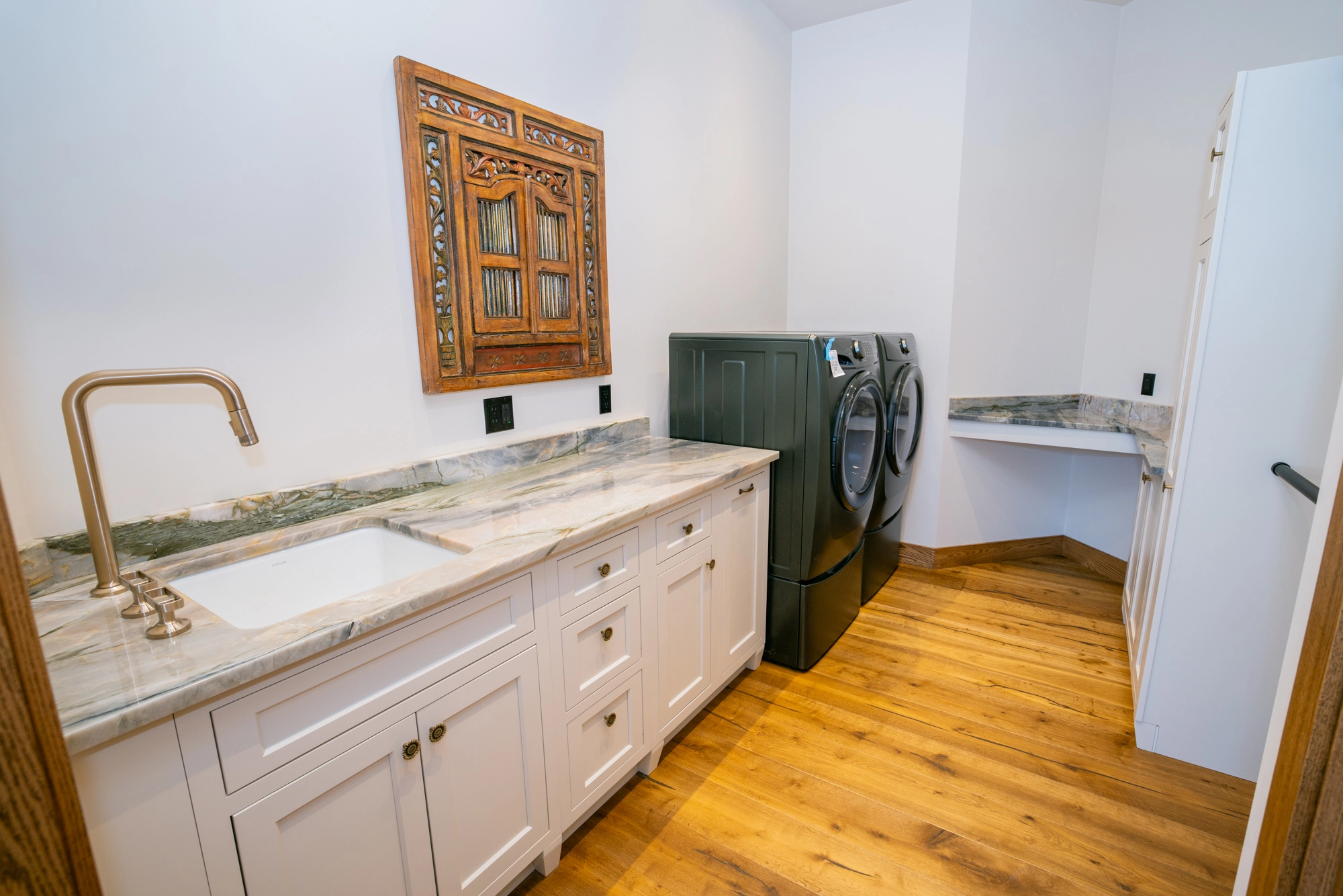 The Kenai River Custom Timber Estate — Kitchen essentials furniture