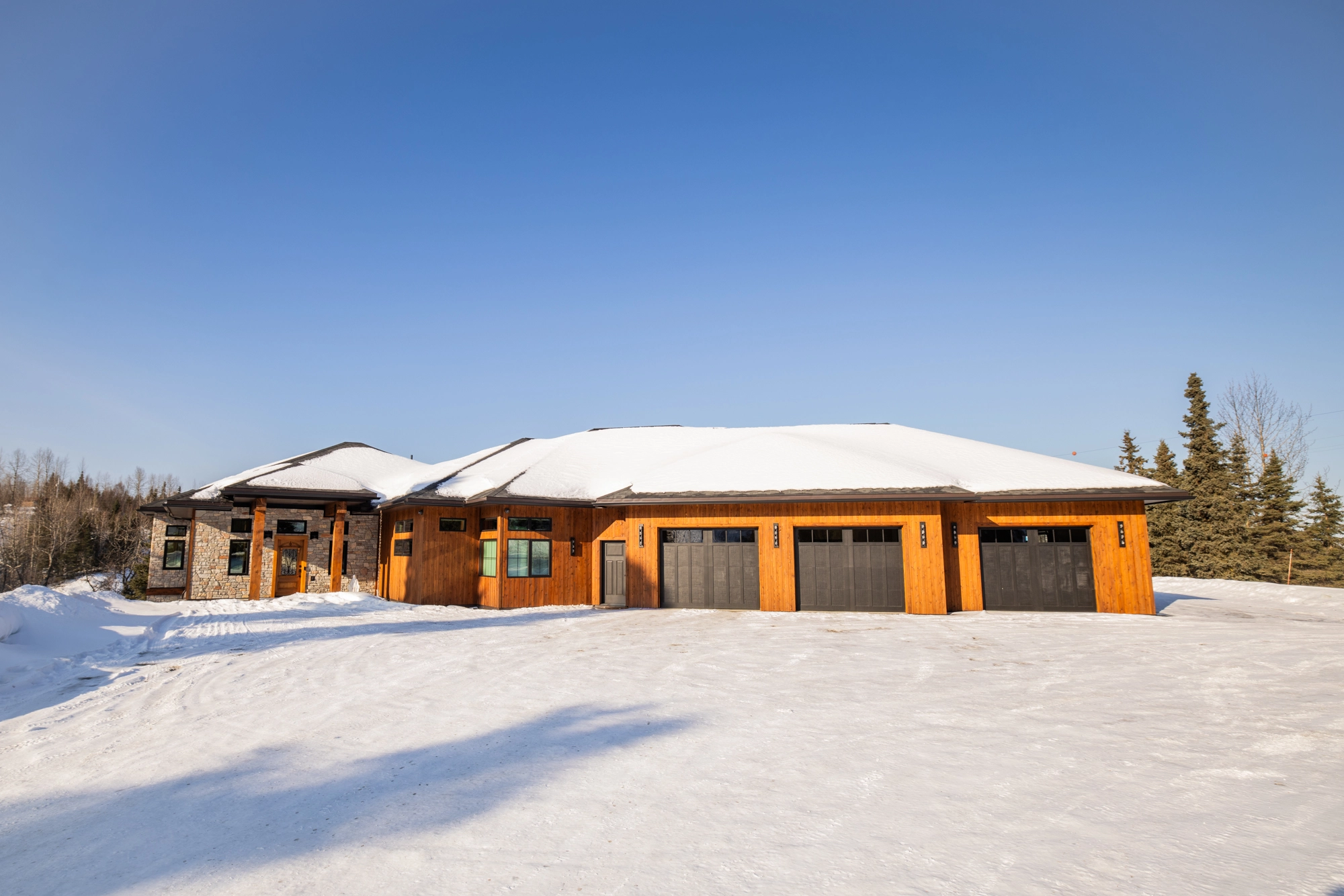 The Kenai River Custom Timber Estate — Wooden house urns