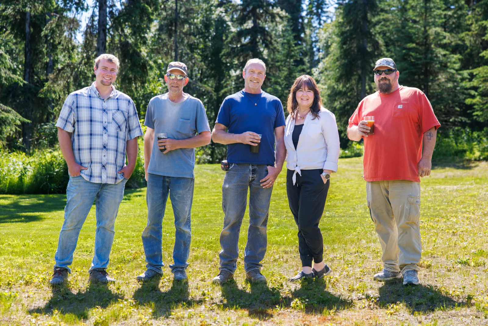 S.Hines Team and Crew Members in Kasilof, Alaska